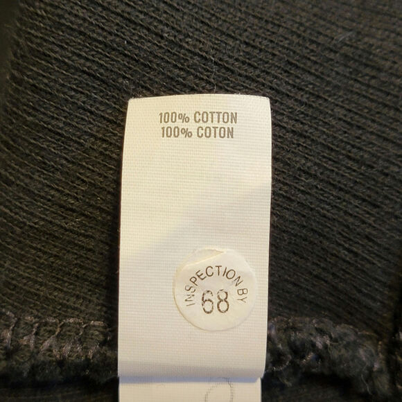 Aerie Black Ribbed Quarter Zip Sweatshirt Oversized Relaxed Fit Cozy Fall Size S - Picture 10 of 12